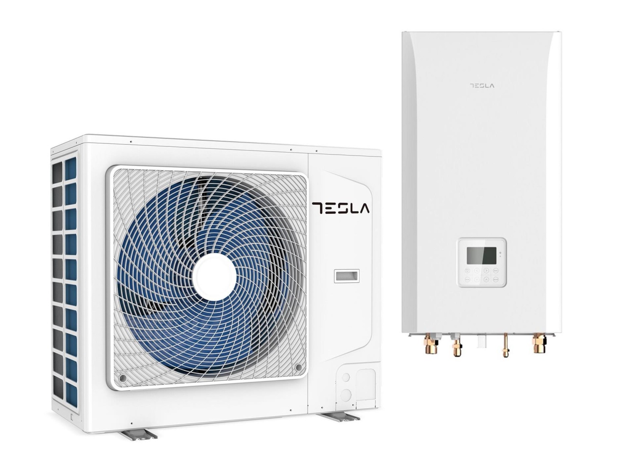 Pompa de caldura aer-apa split Tesla TATP-12HMDA312kW, A+++/A++, 3kW back-up heater, Wi-Fi, 400V