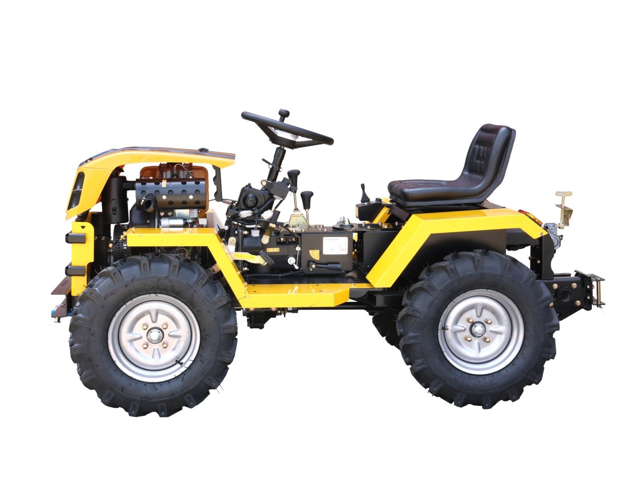 ProGARDEN Campo T12 Minitractor G2.1 4x4, 12CP, diesel, hidraulica fata-spate, roti 6.00-12 - 1 | YEO