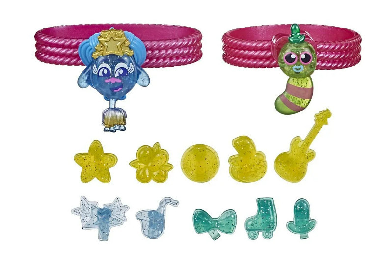 Set 2 figurine Trolls Tiny Dancers, cu 12 accesorii, 4 ani+, Multicolor, 3 cm - 1 | YEO