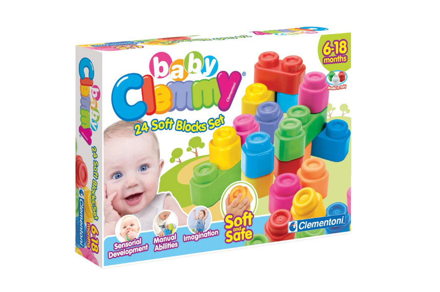 Set cuburi Clemmy - My soft world, 24 piese