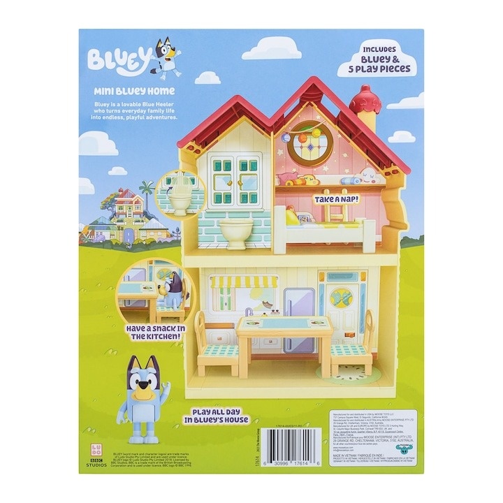 Set de joaca Bluey - Heeler home, cu figurina inclusa - 1 | YEO