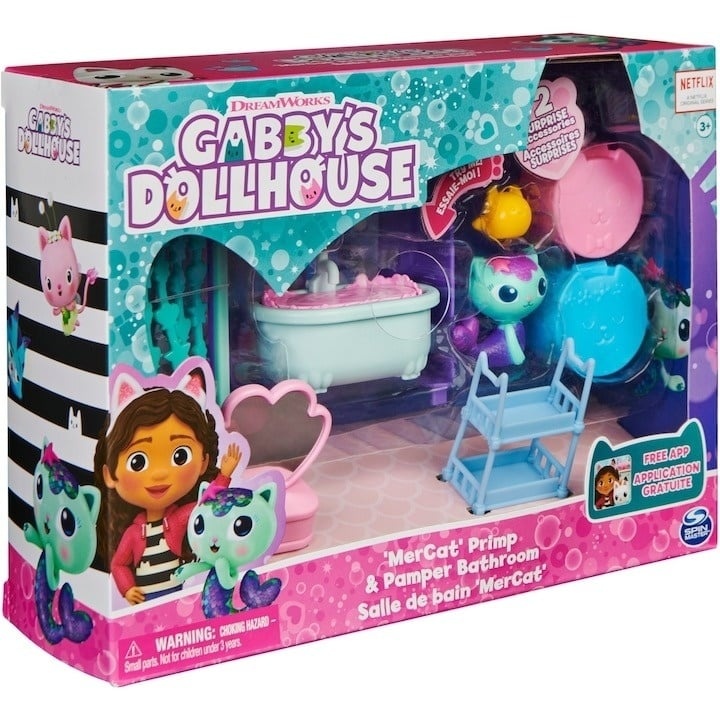 Set de joaca Gabby\'s Dollhouse - Rasfat la baie, 3 ani+