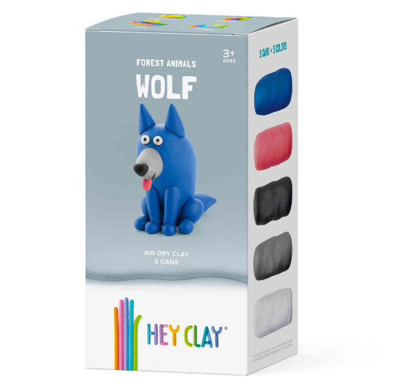 Set Hey Clay Forest Animals - Lup