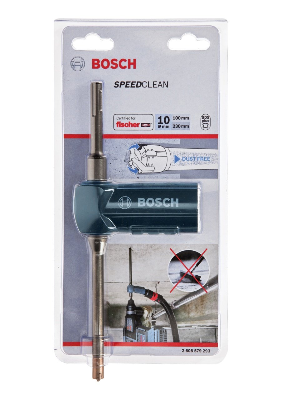 Bosch Burghiu cu aspirare SpeedClean SDS-Plus 9, 10x100x230mm - 1 | YEO