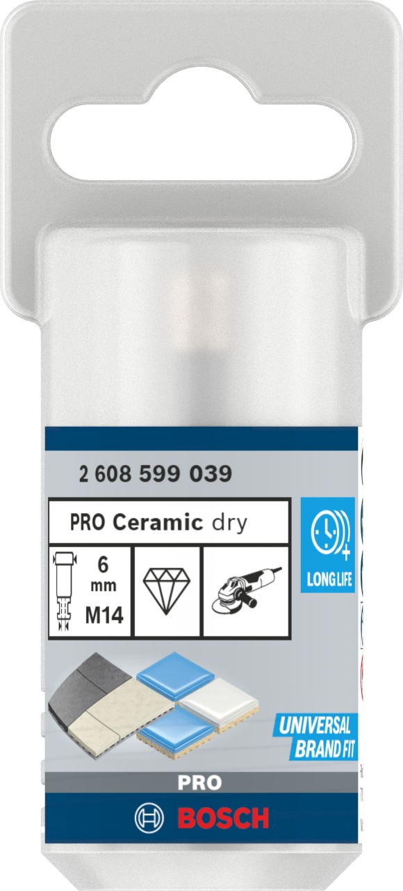 Bosch Carotă PRO Ceramic dry 6x30mm - 1 | YEO
