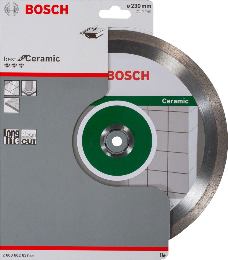 Bosch Disc diamantat Best pentru ceramica 230x25.40x2.4mm - 1 | YEO