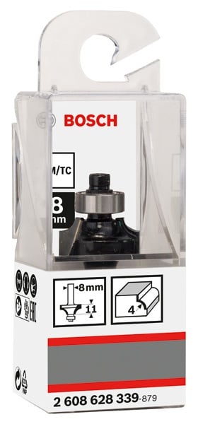 Bosch Freza de rotunjit Standard for Wood, 8x20.7x53mm, R4 HM - 1 | YEO