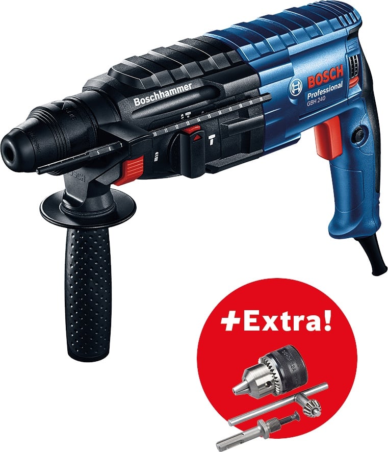 Bosch GBH 240 Ciocan rotopercutor SDS-plus 790 W, 2.7 J + Mandrina