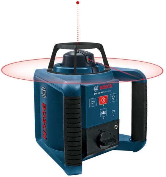 Bosch GRL 250 HV Nivela rotativa, receptor 125m, precizie 0.1 mm/m