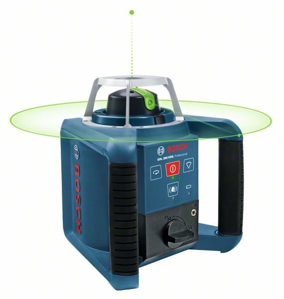 Bosch GRL 300 HVG+LR1+RC1+WM4 nivela laser rotativa, 100m, receptor 300m, precizie 0.1 mm/m