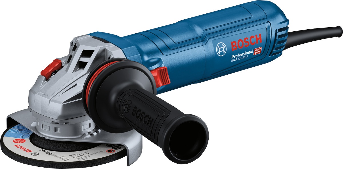 Bosch GWS 12-125S Polizor unghiular D125mm, M14, 1200W + maner suplimentar - 1 | YEO