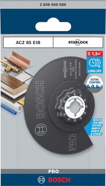 Bosch Panza ferastrau BIM TiN ACZ 85 EIB StarLock Multimaterial, D85mm - 1 | YEO