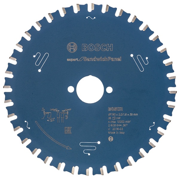 Bosch Panza fierastrau circular Expert for Sandwich Panel, 2x30x190mm, 36T