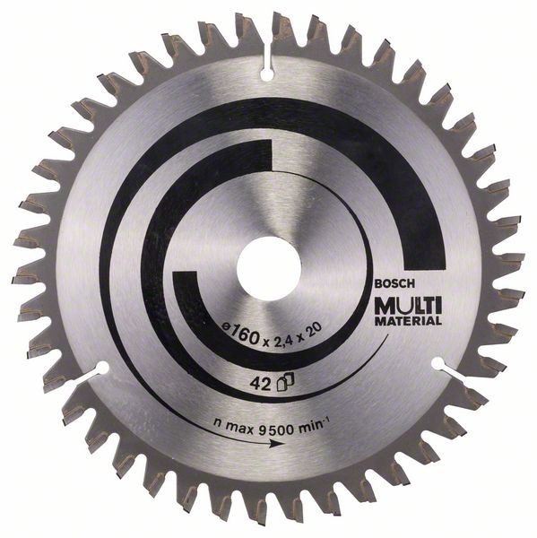 Bosch Panza fierastrau circular Multi Material, 160x20x2.4mm, 42T, reductie 16mm