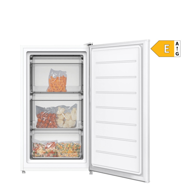 Congelator vertical VIVAX TTF-60E, 60L, Clasa E, Termostat reglabil, Usa reversibila, Suprafata painted metal, 3 cutii depozitare, H 85 cm, Alb - 3 | YEO