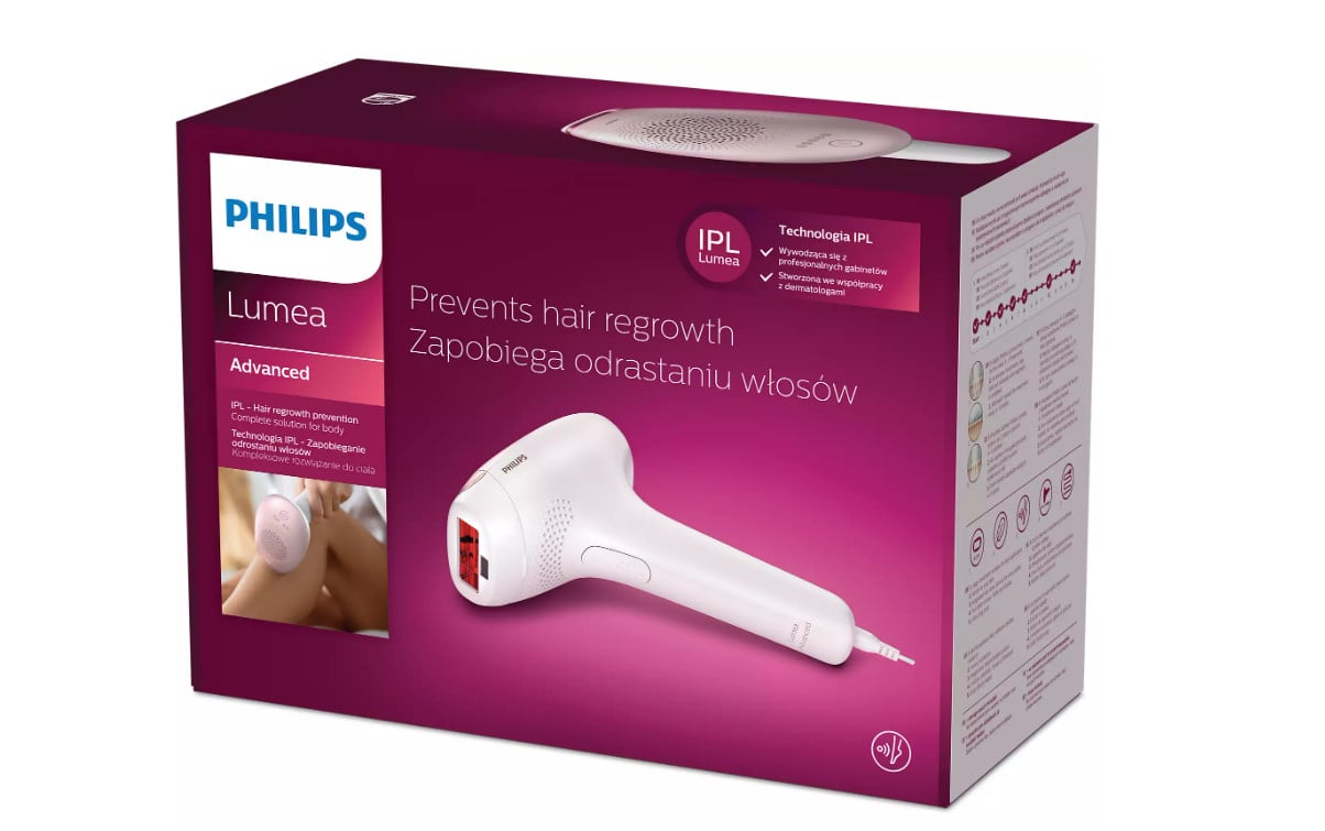 Epilator IPL Philips Lumea Advanced SC1994/00, 100-240 V, Alb