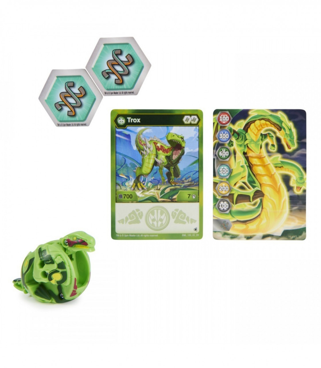 Figurina Bakugan Evolutions, Trox, Verde, 6 cm - 1 | YEO