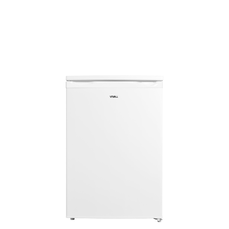 Frigider cu o usa VIVAX TTL-131E, 131L, Clasa E, Termostat reglabil, Iluminare interioara, Usa reversibila, Suprafata painted metal, 3 Rafturi de Sticla securizata, H 85 cm, Alb