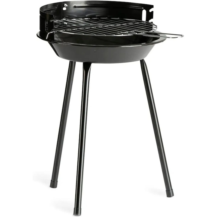 Gratar pe carbune Landmann, 35.5x43.5x45 cm, Negru