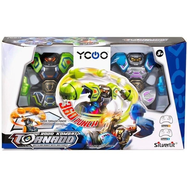 Jucarie roboti luptatori cu telecomanda Ycoo - Robo Kombat Tornado 360