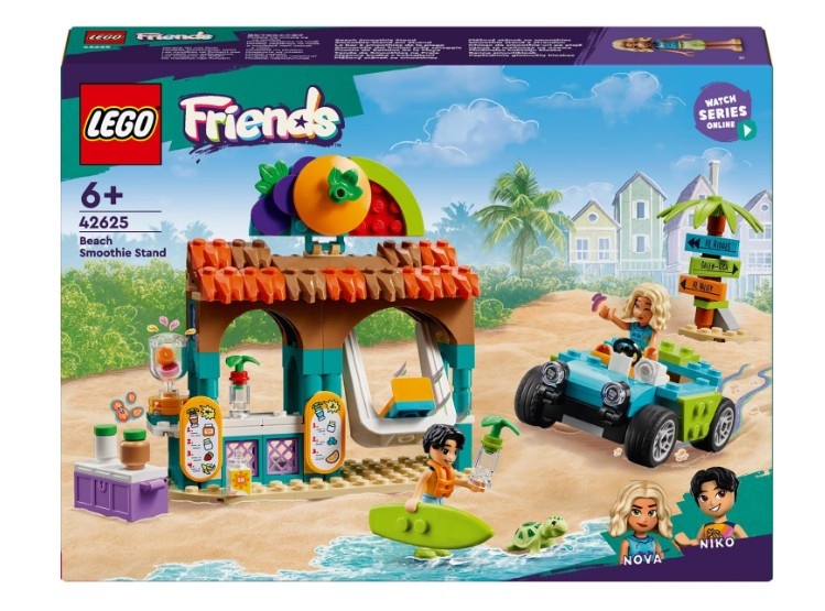 LEGO® Friends - Chiosc de smoothie-uri pe plaja 42625, 213 piese