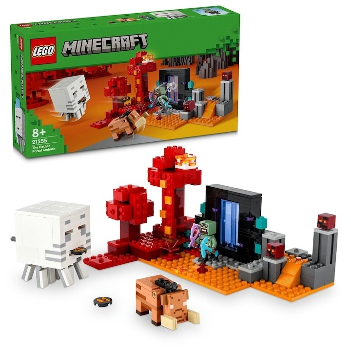 LEGO® Minecraft® - Ambuscada in portalul nether 21255, 352 piese - 3 | YEO