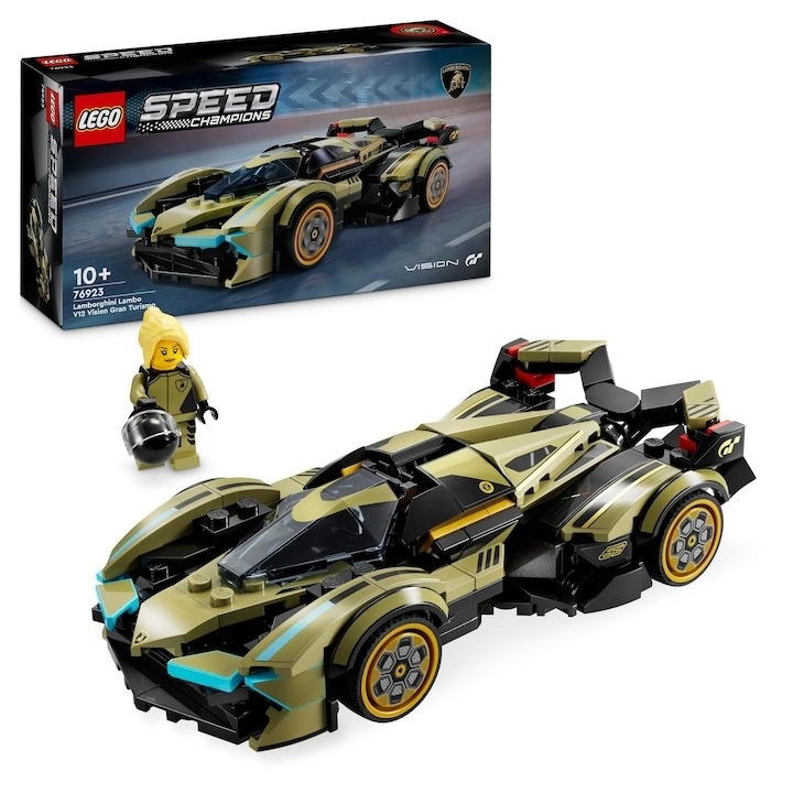 LEGO® Speed Champions - Supermasina Lamborghini Lambo V12 Vision GT 76923, 230 piese - 1 | YEO