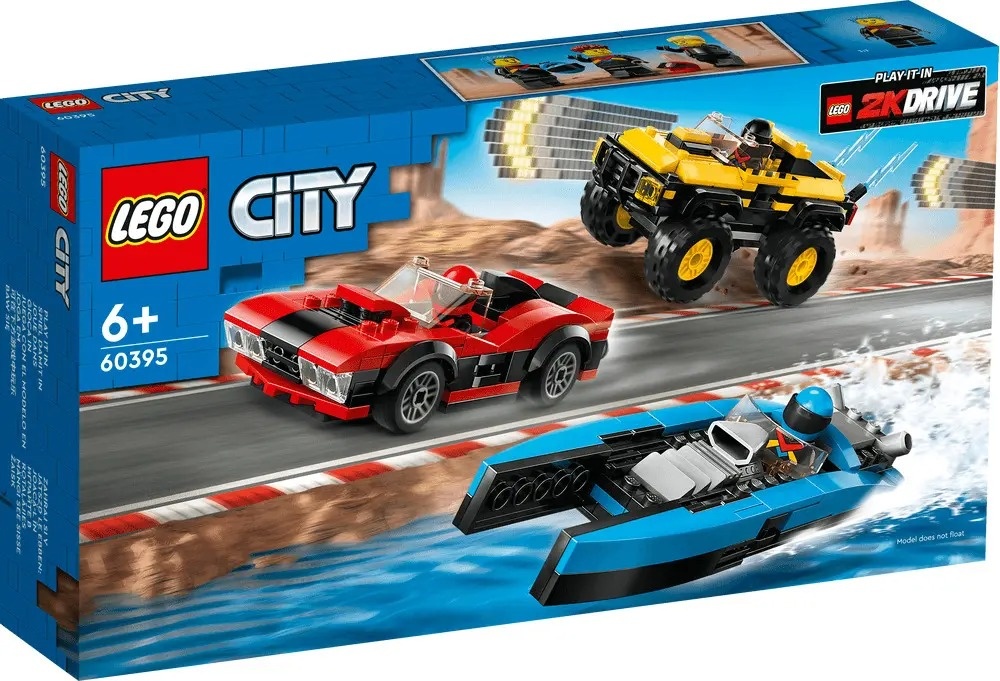 LEGO City Pachet cu vehicule de curse 60395