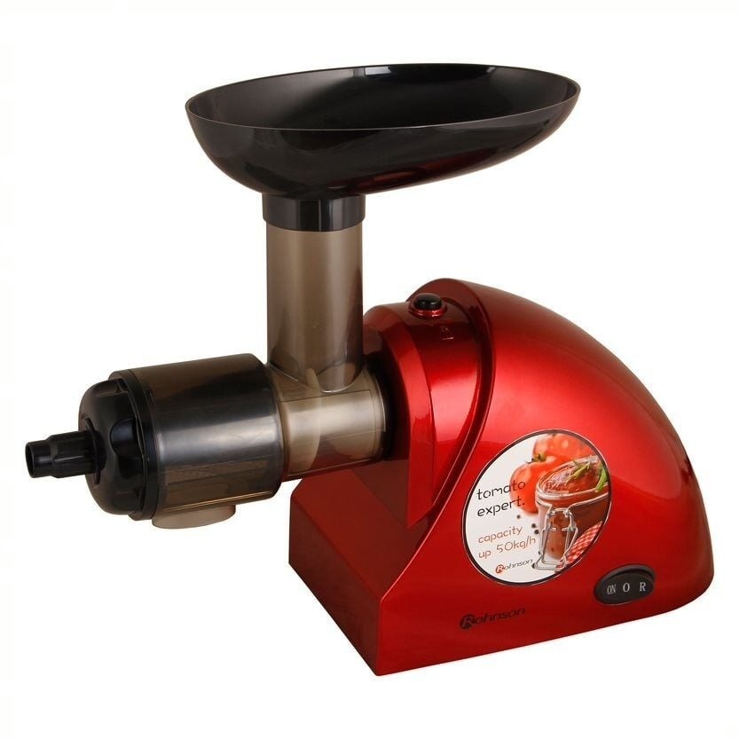 Masina de pasat Rohnson R545, 1000w, suc rosii/fructe, 50kg/h, reverse, Rosu