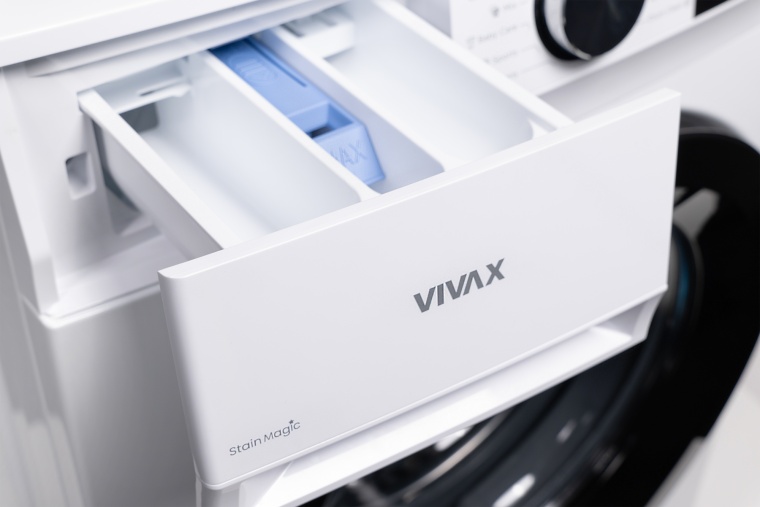 Masina de spalat rufe VIVAX WFL-140816PMI, 8kg, 1400 RPM, BLDC Motor Inverter, Clasa A, Steam Hygiene, Children\'s sensitive laundry, Eco, Display digital, Control electronic, Stain Magic, Quick Wash, Delay Start, 16 Programe, Alb - 3 | YEO