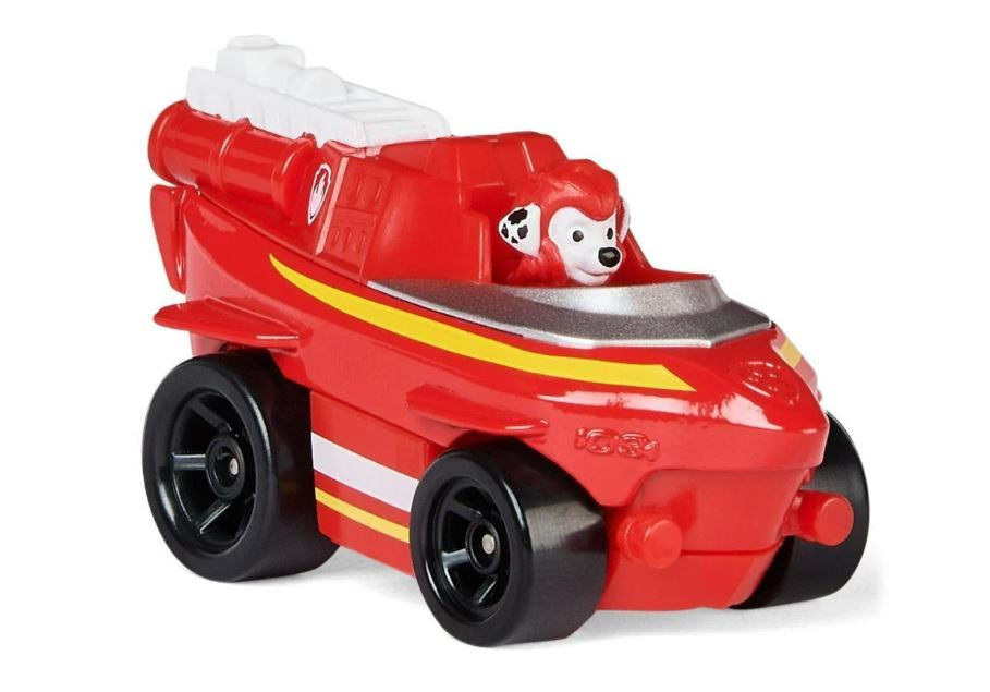 Masinuta Paw Patrol Aqua Pups Vehicul acvatic, Marshall, Rosu, 10 cm - 1 | YEO