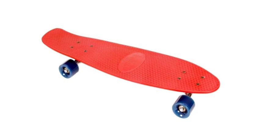 Penny Board Lightning, Rosu, 71x20 cm