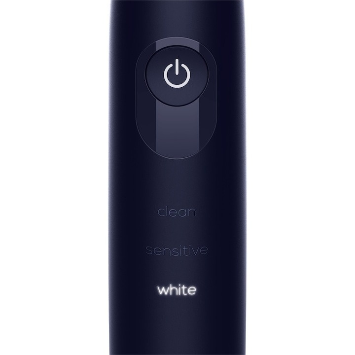 Periuta de dinti electrica Beurer TB50, OLED, autonomie 45 zile, Negru, Tehnologie de curatare oscilanta, pulsatorie 3 programe de curatare individuale: Clean, Sensitive si White Cronometru de 2 minute integrat, Include cap de perie Clean - 2 | YEO