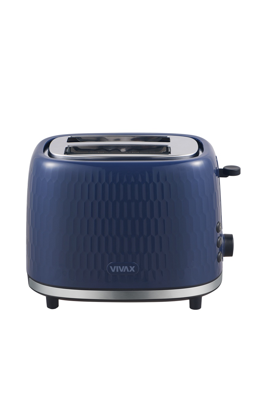 Prajitor de paine Vivax TS-950B Vintage, 950 W, 2 felii, Termostat reglabil, Albastru - 2 | YEO