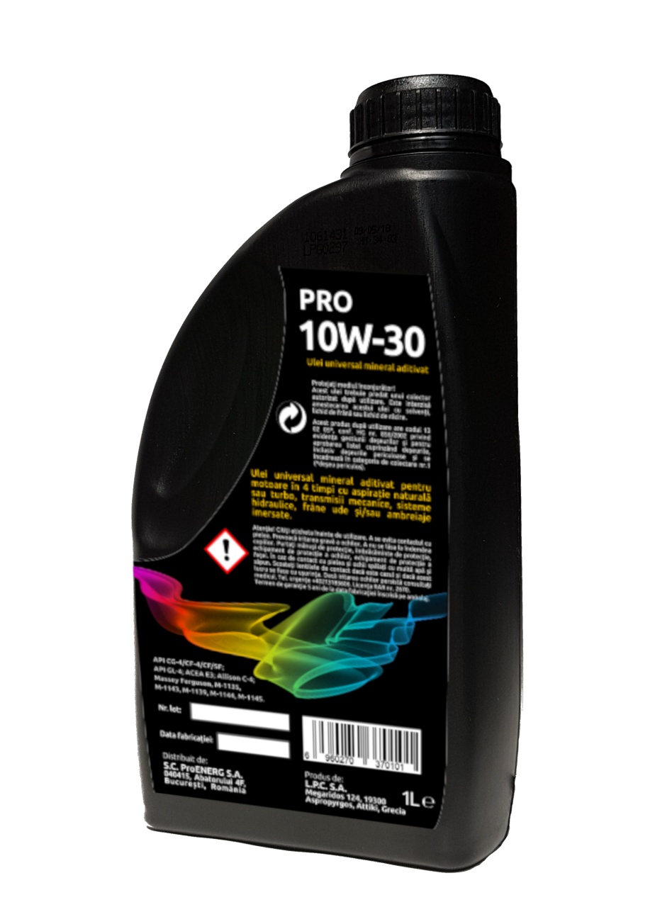 ProGARDEN PRO 10W-30 Ulei motoare 4 timpi, ambalaj plastic 1L - 1 | YEO