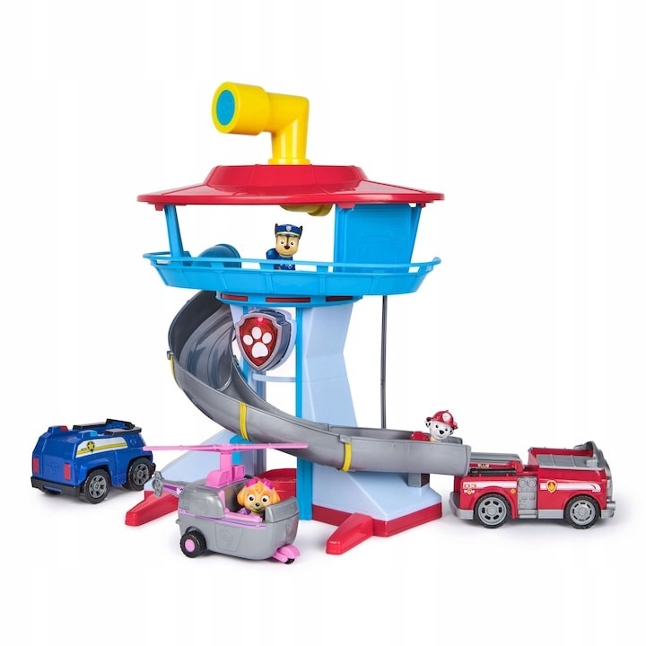 Set de joaca Paw Patrol - Lookout Tower cu vehicule - 1 | YEO