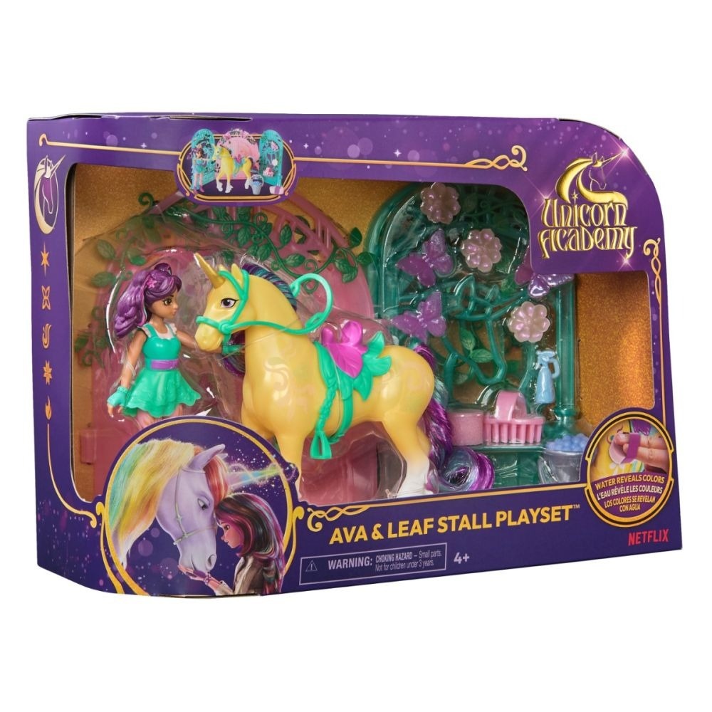 Set de joaca Unicorn Academy - Ava si unicornul Leaf - 3 | YEO