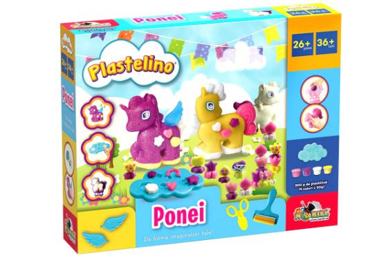 Set De Modelat Plastelino Noriel - Ponei din Plastilina