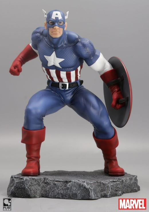 Statueta de colectie Marvel Captain America, 22 cm, Multicolor - 2 | YEO