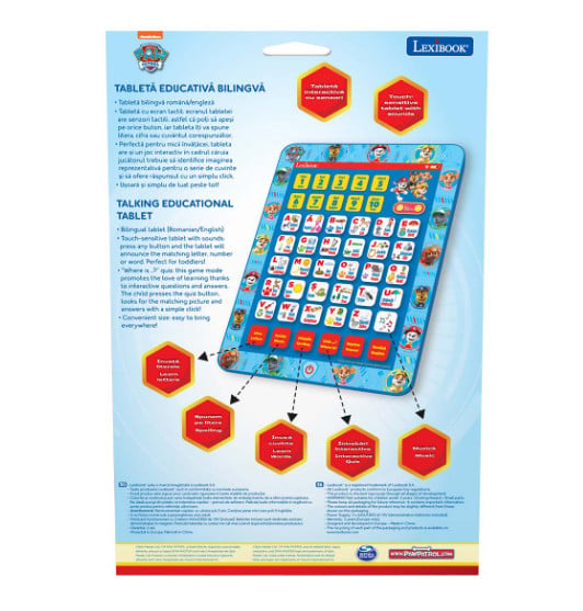 Tableta Educativa Interactiva Noriel, Lexibook Paw Patrol - 1 | YEO