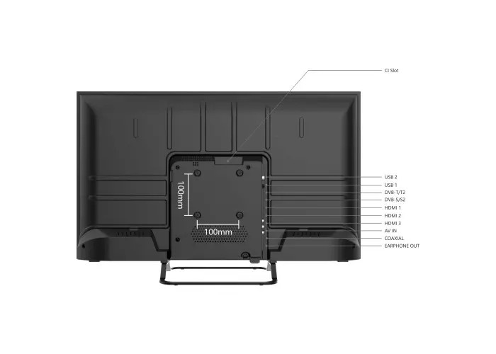 Televizor LED Non-Smart Smart Tech 32HN01V, 81 cm, HD Ready, Negru (Resigilat) - 1 | YEO