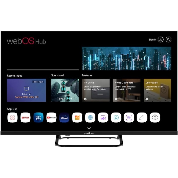 Televizor SmartTech LED 32HW01V, 80 cm, Smart WebOS, HD - 1 | YEO