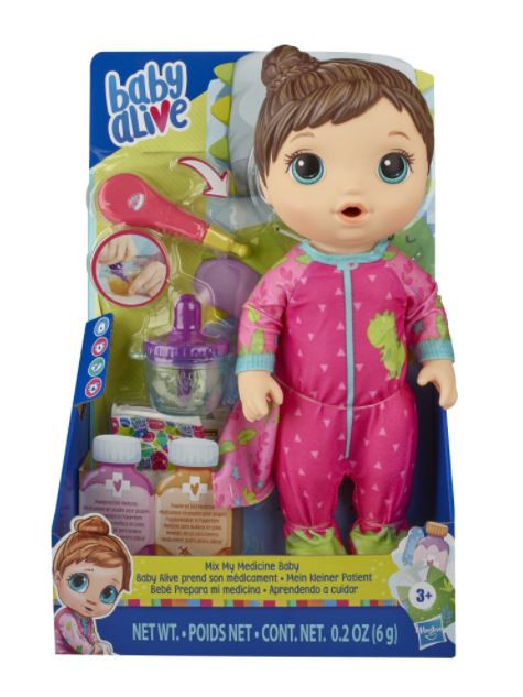 Bebelus Baby Alive - Mix my medicine, saten