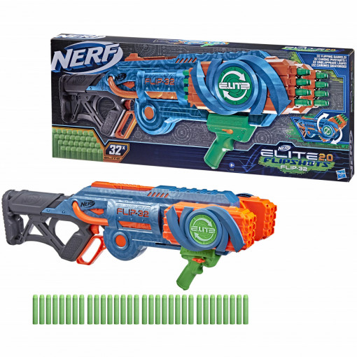 Blaster Nerf Elite 2.0 - Flip 32, 32 proiectile