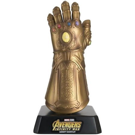 Figurina Mini replica Eaglemoss Marvel: Avengers - Thanos' Infinity Gauntlet, Hero Collector Museum, 20cm