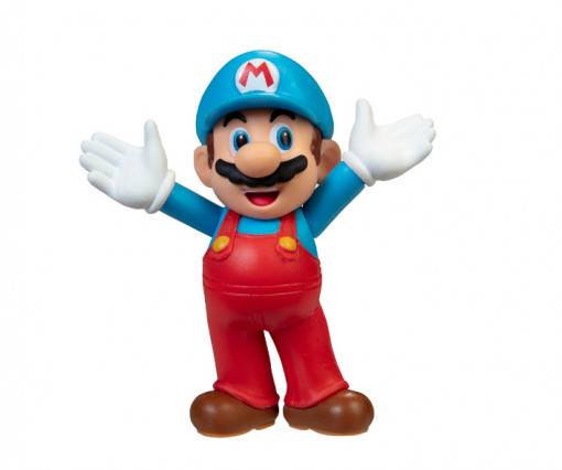 Figurina Nintendo Super Mario - Ice Mario, 6 cm