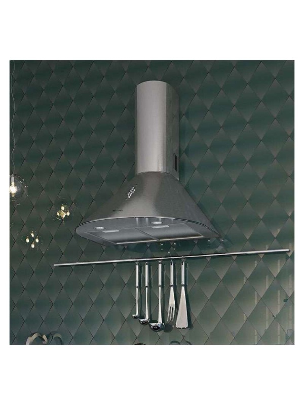 Hota tip Cupola Tornado Violla 750 (60) LED, 1 motor Turbo, latime 60 cm, 3 viteze, absorbtie 750 m3/ora, filtru anti-grasimi aluminiu 5 straturi, Inox