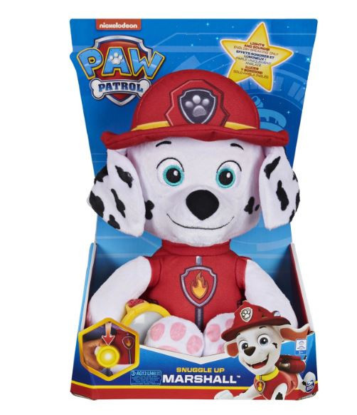 Jucarie de plus interactiva Paw Patrol - Snuggle Up, Marshall