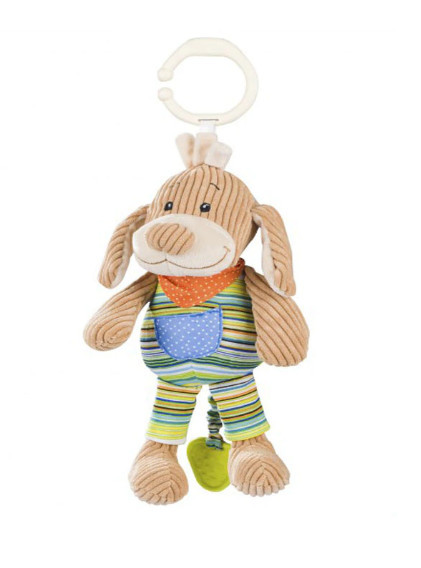 Jucarie muzicala de plus BabyOno Sparky The Dog 1124, Multicolor