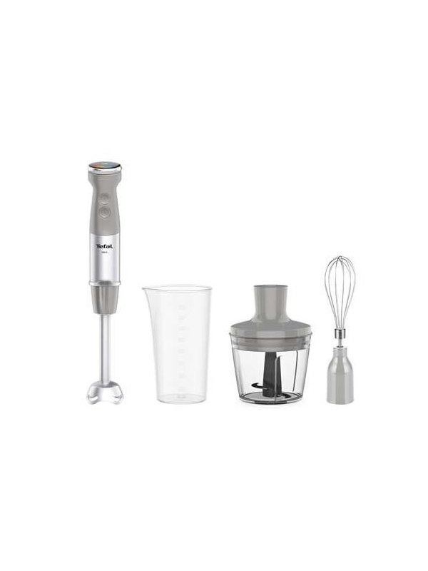 Mixer vertical Tefal HB673B30, 0.8 ml, 1000 W, Turbo, Alb / Gri